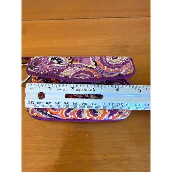 Vera Bradley Dream quilted Tapestry ID Zip Wallet tie dye colorful granny core - Picture 5 of 6